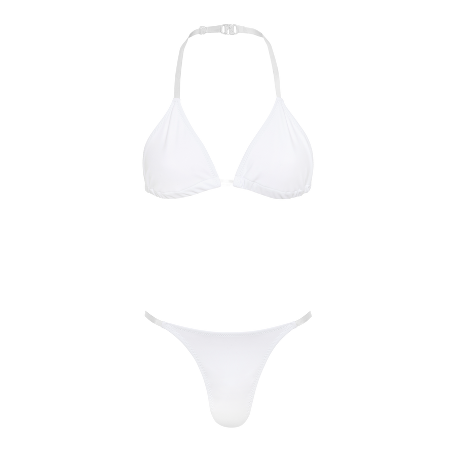 Belize Bikini Bottom // Blanc